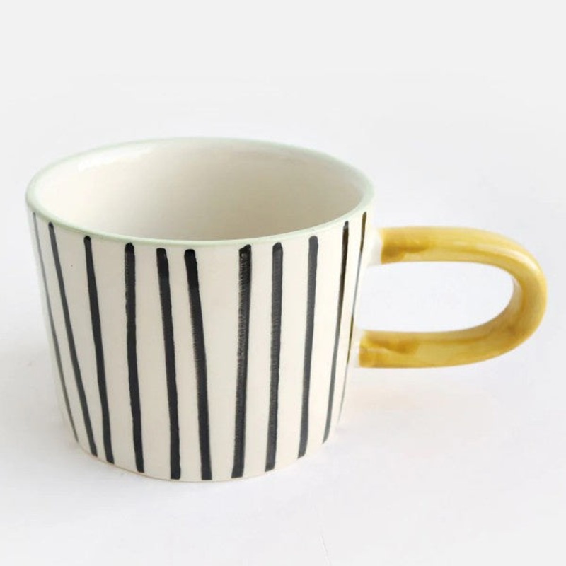 Mono Stripe Ceramic Mug