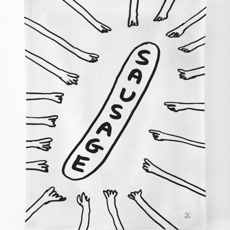 Sausage Tea Towel