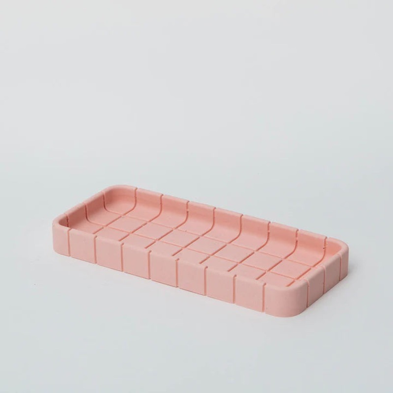 Tile Oblong Tray Miami Pink
