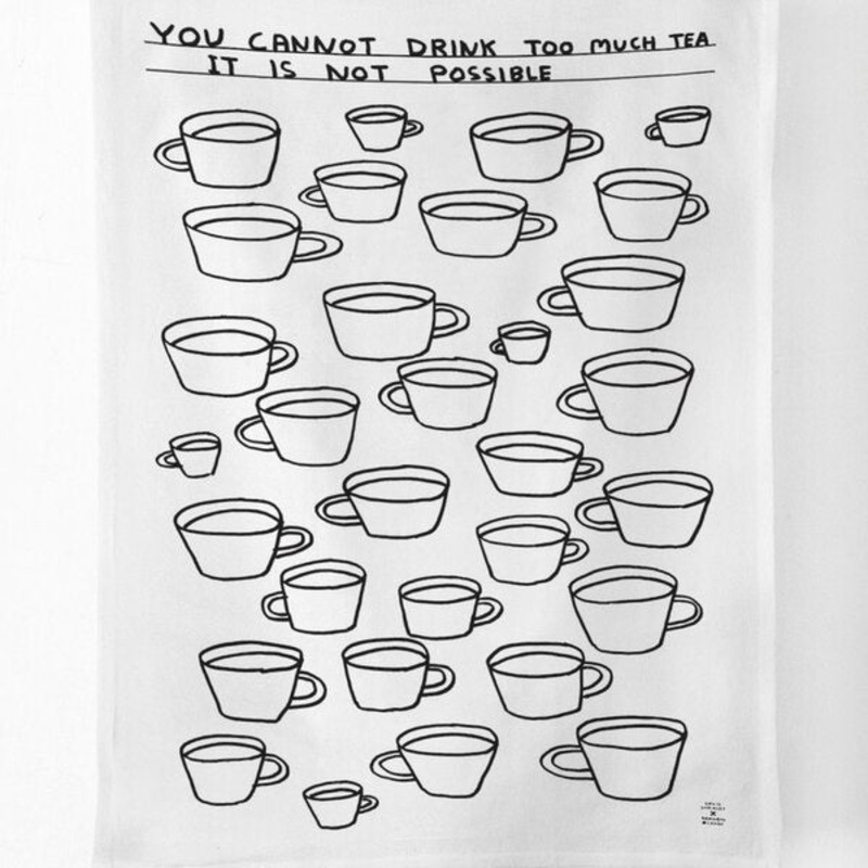Too Much Tea Tea Towel
