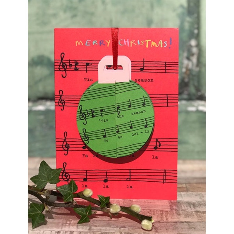 'Tis the Season Bauble Christmas Card