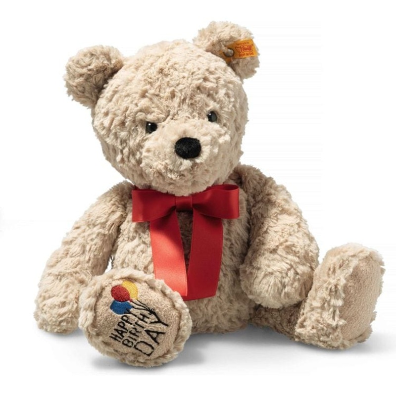 Jimmy Happy Birthday Teddy Bear with Bow