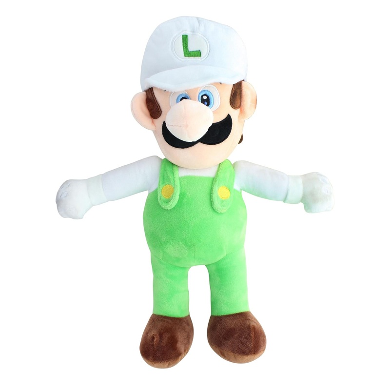 Super Mario 16 Inch Character Plush | Fire Luigi