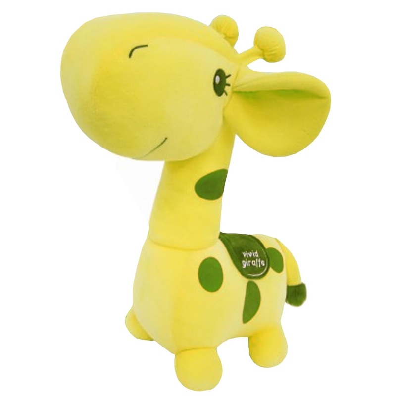 Prime Plush 7" Stuffed Animal Giraffe with Green Spots