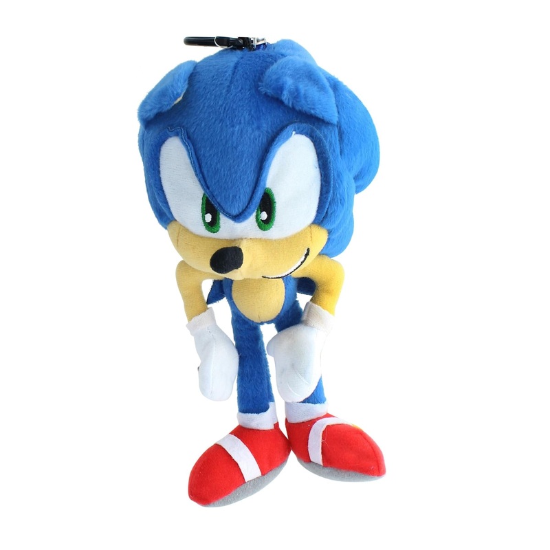 Sonic The Hedgehog 12 Inch Plush Clip On Coin Bag