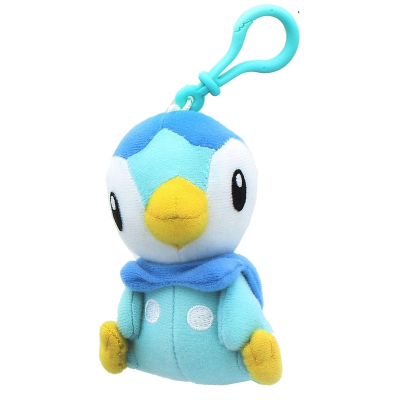 Pokemon 3 Inch Plush Clip On - Piplup