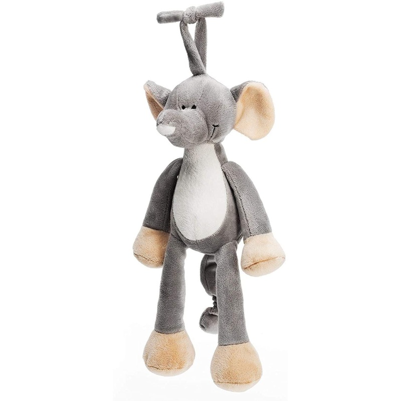 Teddykompaniet Diinglisar Collection 10 Inch Musical Plush Animal | Elephant