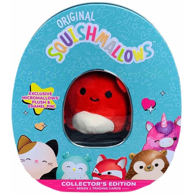 Squishmallow Trading Card Collector Tin Series 1 | Carlos The Crab