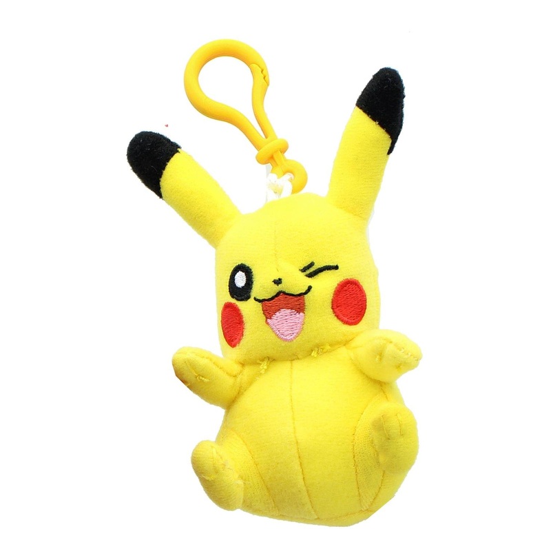 Pokemon 3 Inch Plush Clip On - Pikachu