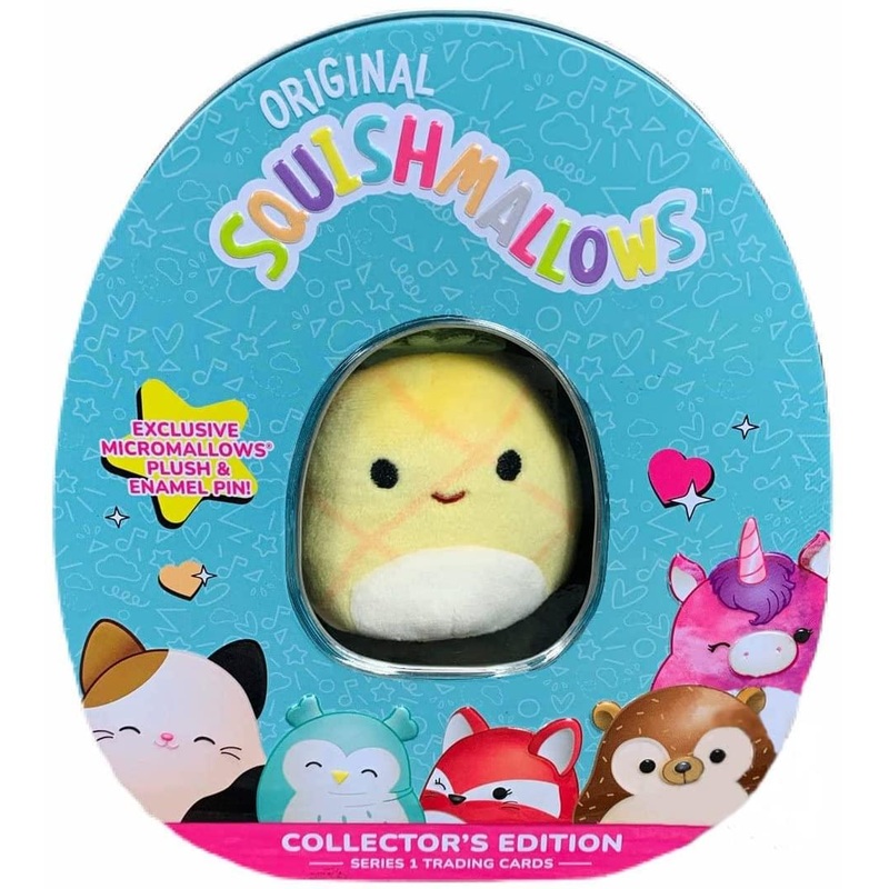 Squishmallow Trading Card Collector Tin Series 1 | Maui The Pineapple