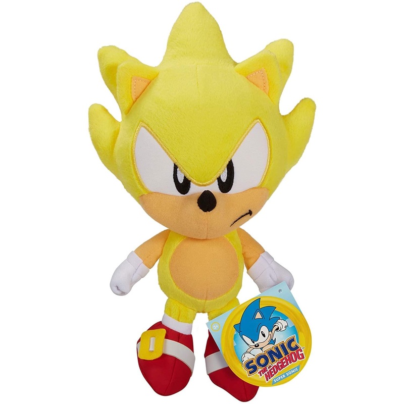 Sonic the Hedgehog 7 Inch Character Plush | Super Sonic