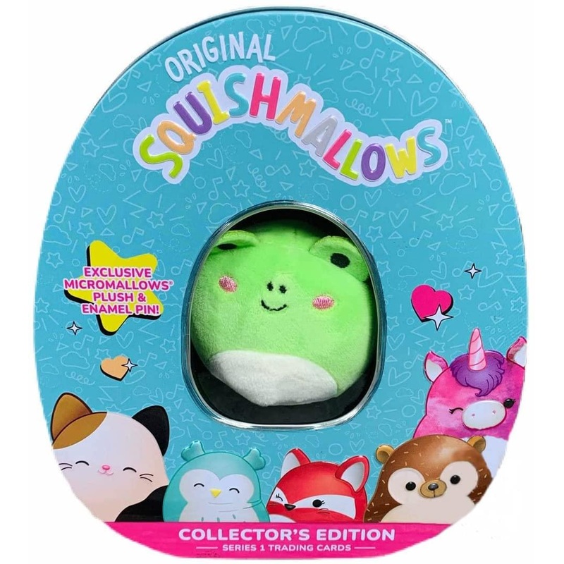 Squishmallow Trading Card Collector Tin Series 1 | Wendy The Frog