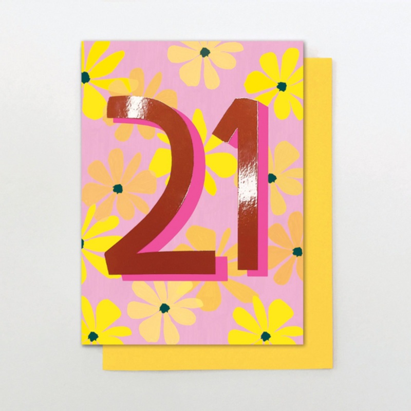 21 Floral Birthday Card
