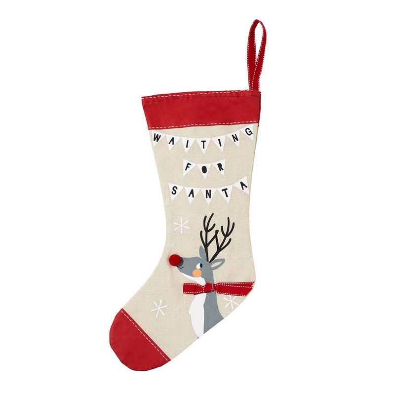 Waiting For Santa Stocking