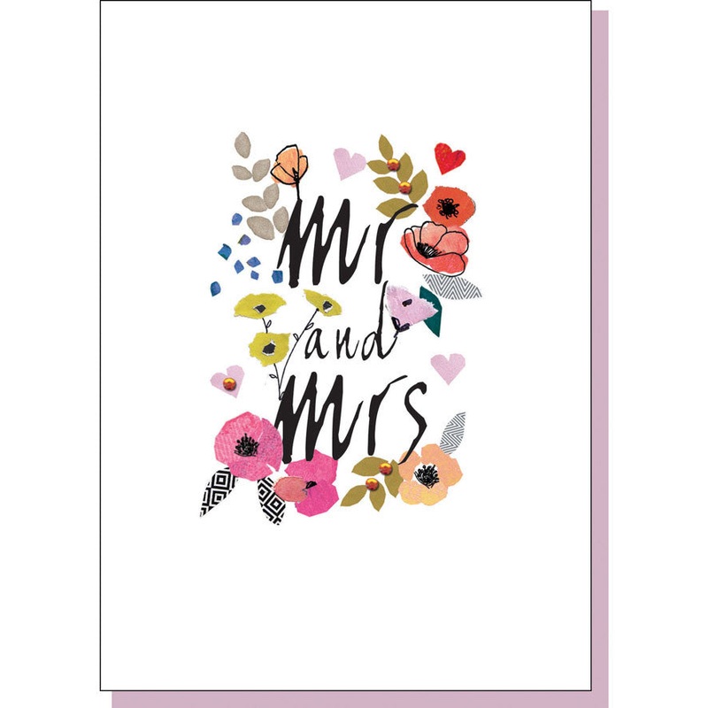 Wedding Card - Mr and Mrs