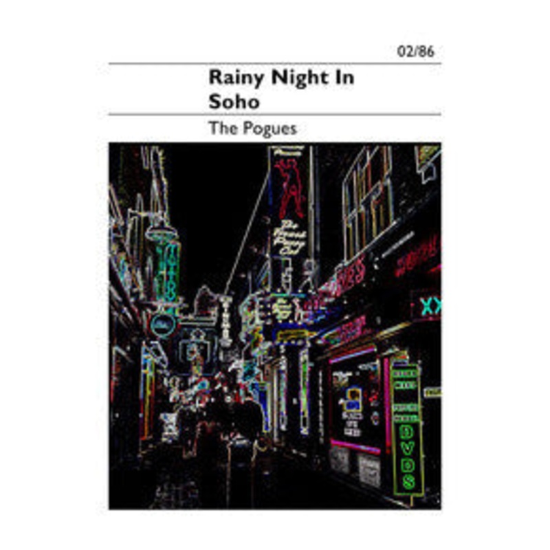 A Rainy Night in Soho 30x40cm Print