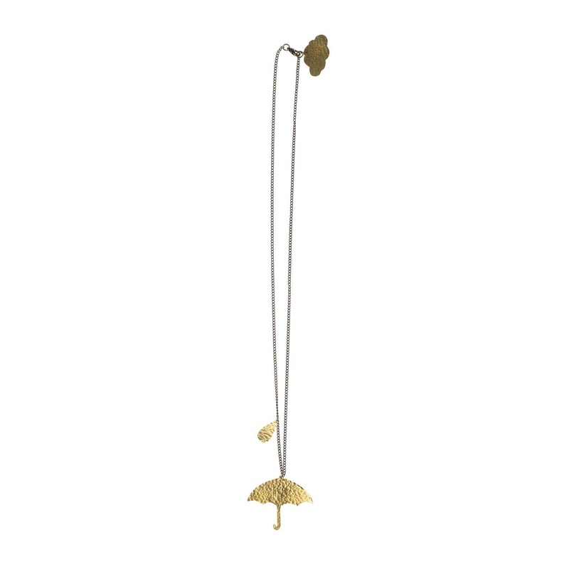 April Showers Umbrella Necklace by Just Trade