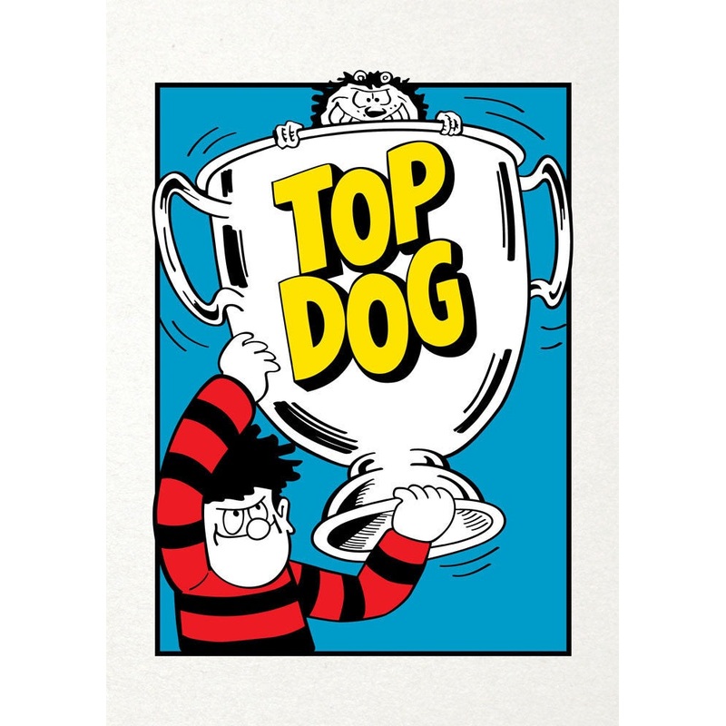 Top Dog Trophy Dennis the Menace Card