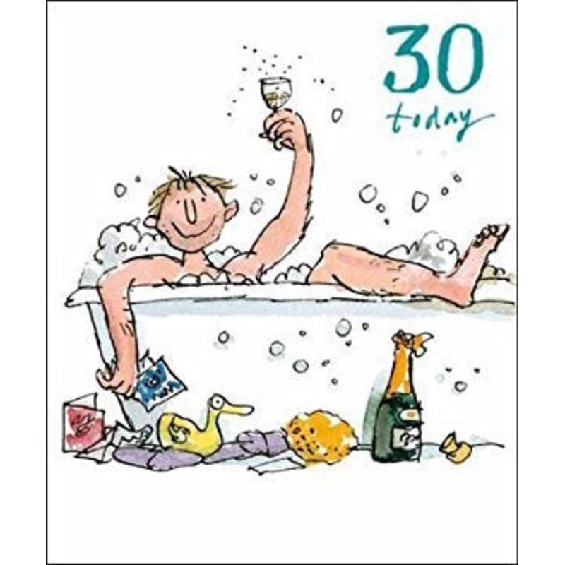 30 Today Quentin Blake Birthday Card
