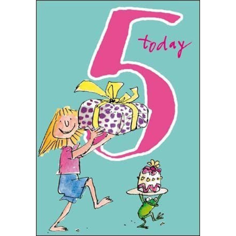 5 Today Quentin Blake Birthday Card for her