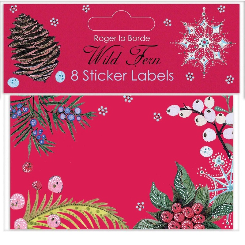 Wild Fern Sticker Labels