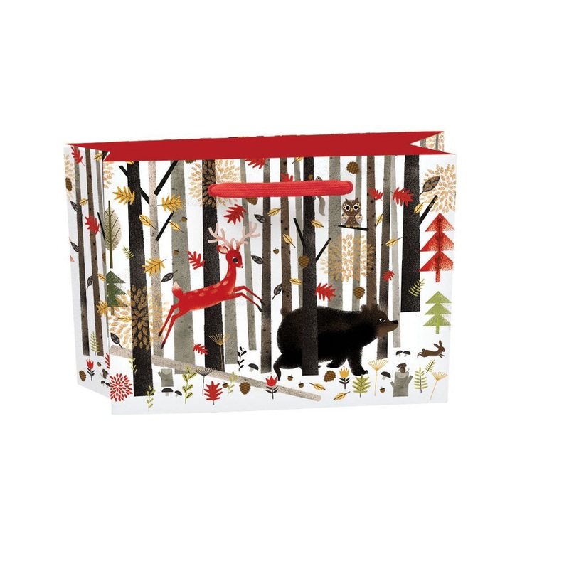 Woodland Critters Gift Bag Landscape