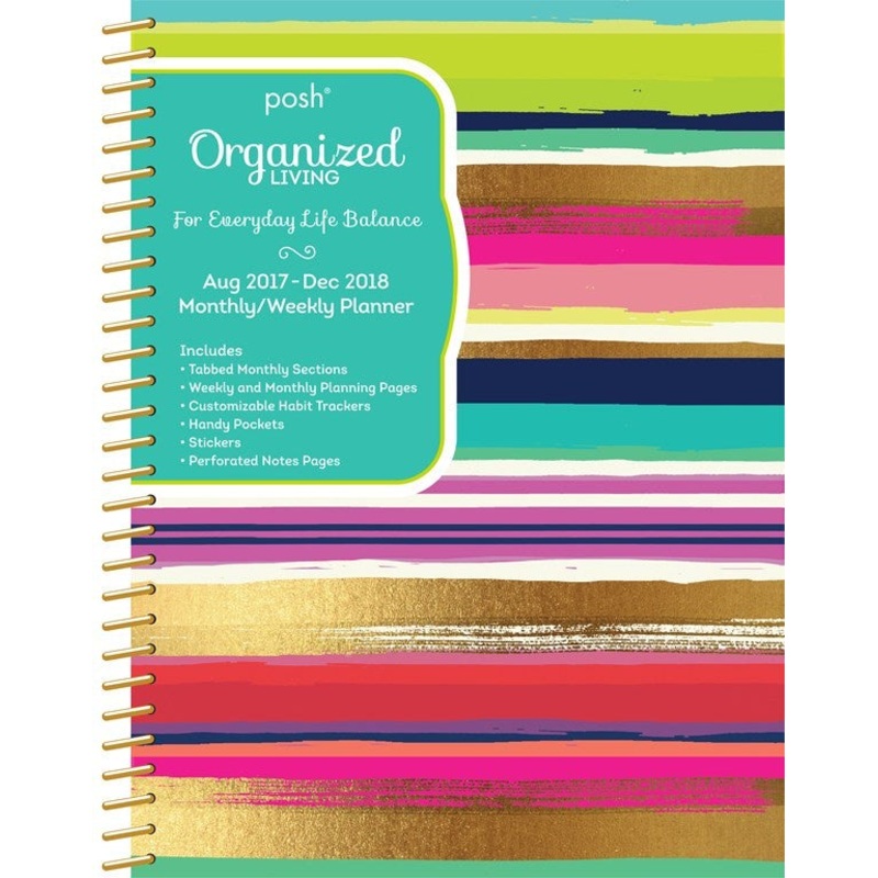 2017/2018 Posh Organised Living Diary