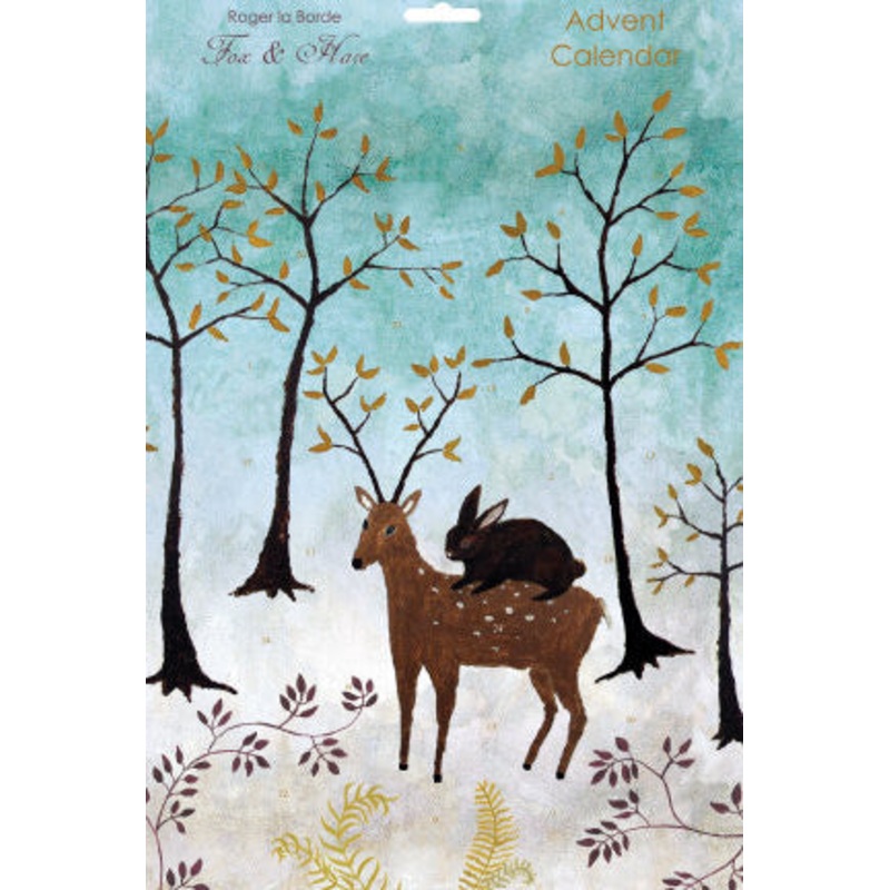 Winter Deer & Rabbit Christmas Cards Pack of 5