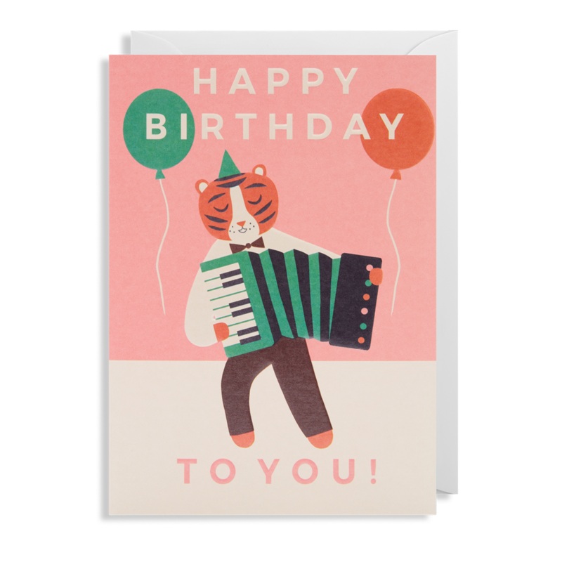 Happy Birthday Tiger Card