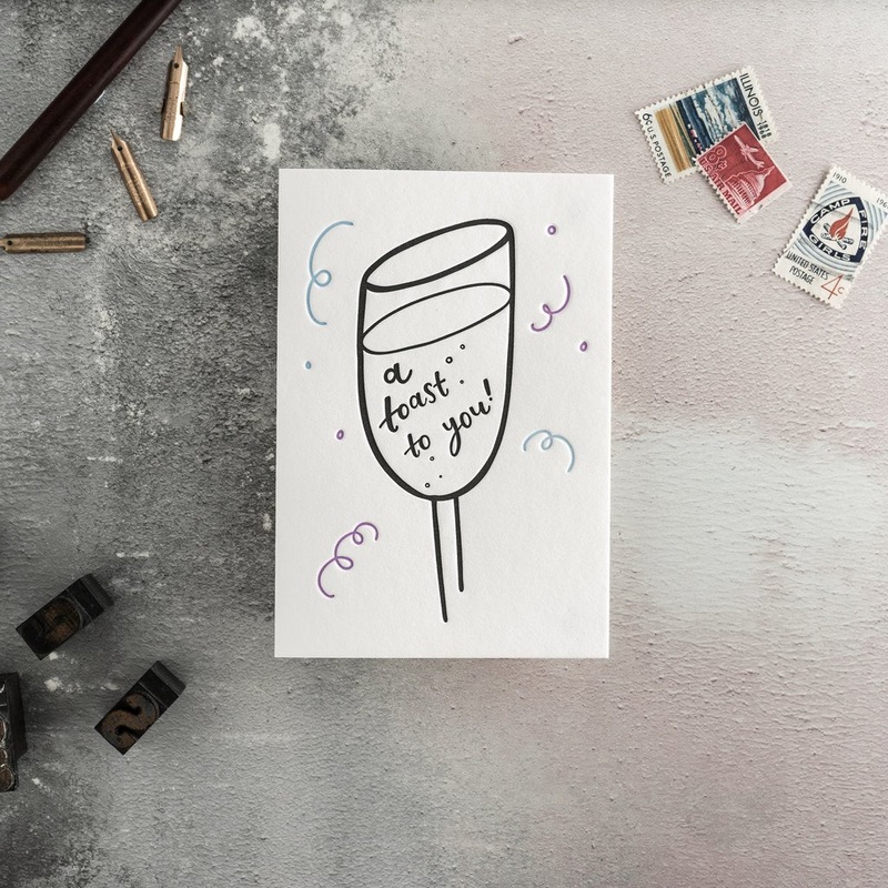 A Toast To You Card