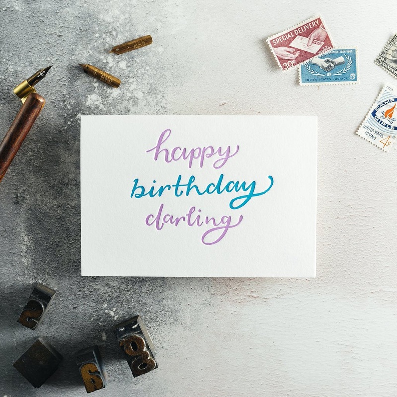 Happy Birthday Darling Card