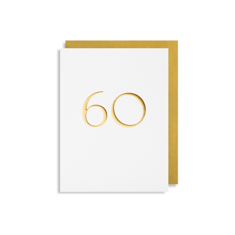 Age 60 Trafalgar Milestone Mini Card