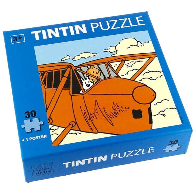 Tintin Jigsaw Cigars Plane