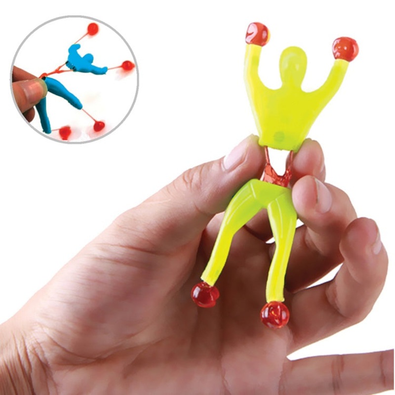 Wall Crawling Sticky Man