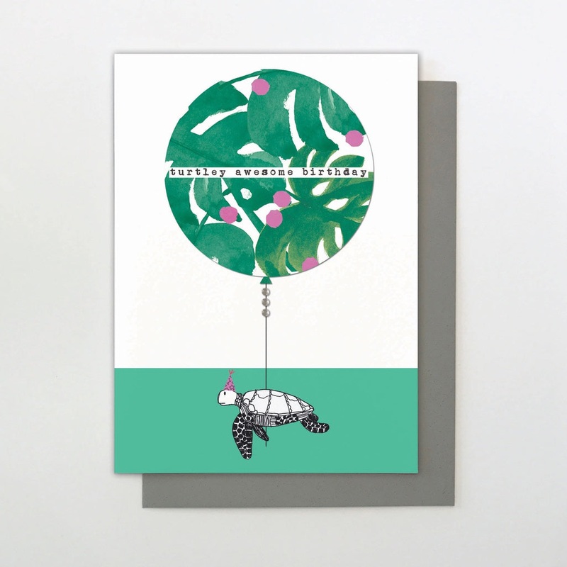 Turtle Awesome Birthday Card