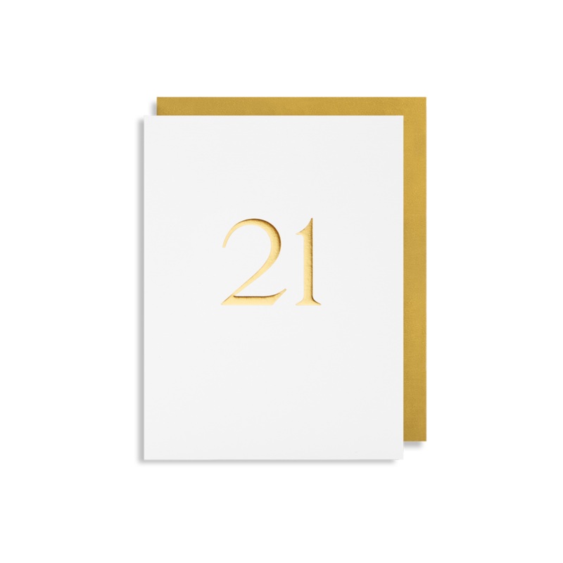 Age 21 Trafalgar Milestone Mini Card