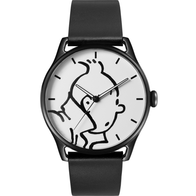 Tintin Watch - Tintin in Monochrome