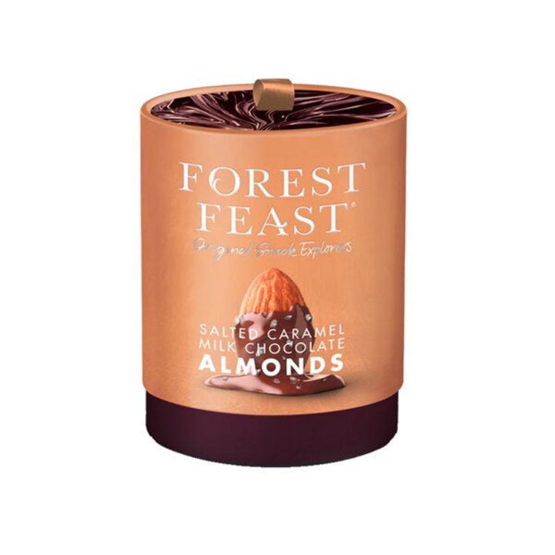 Salted Caramel Milk Chocolate Almonds Gift Tube