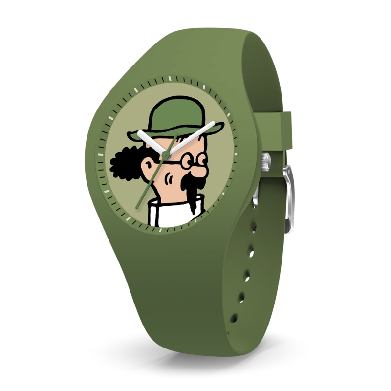 Tintin Watch - Professor Calculus in Green