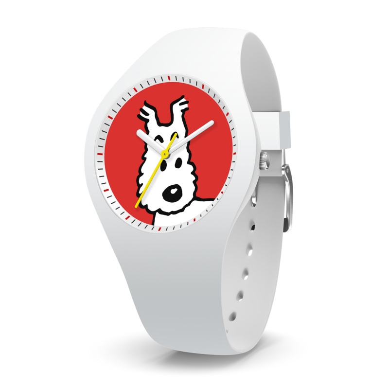 Tintin Watch - Snowy in White and Red