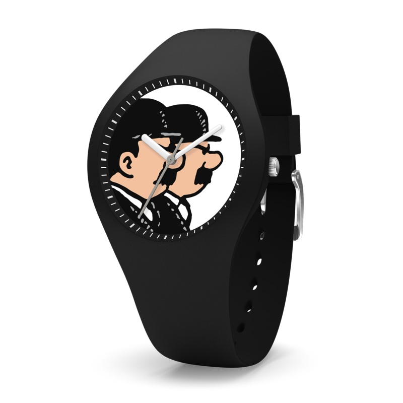 Tintin Watch - Thompson and Thomson in Black