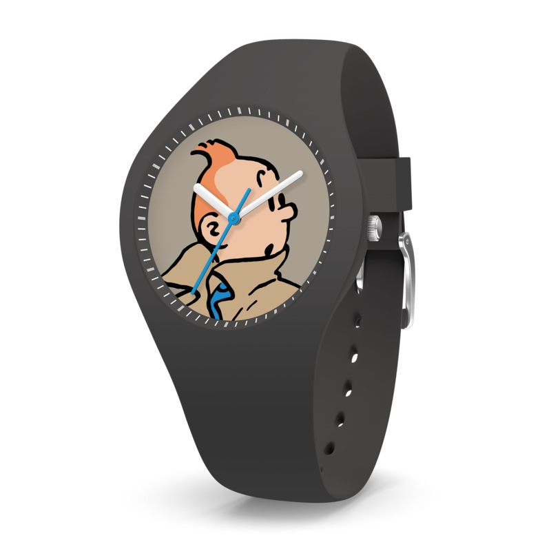 Tintin Watch - Tintin in Grey