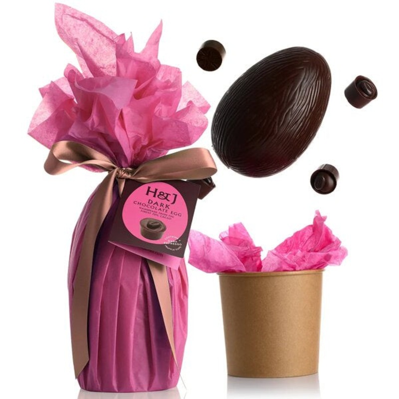 Dark Chocolate Egg with Espresso Chocolates