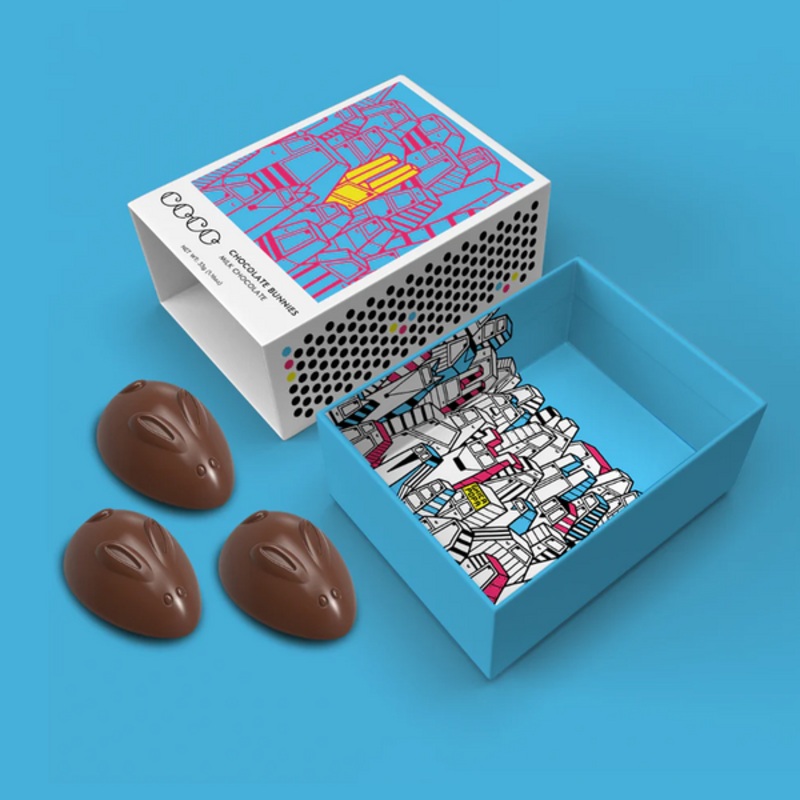 Easter Matchbox of Milk Chocolate Rabbits 33g