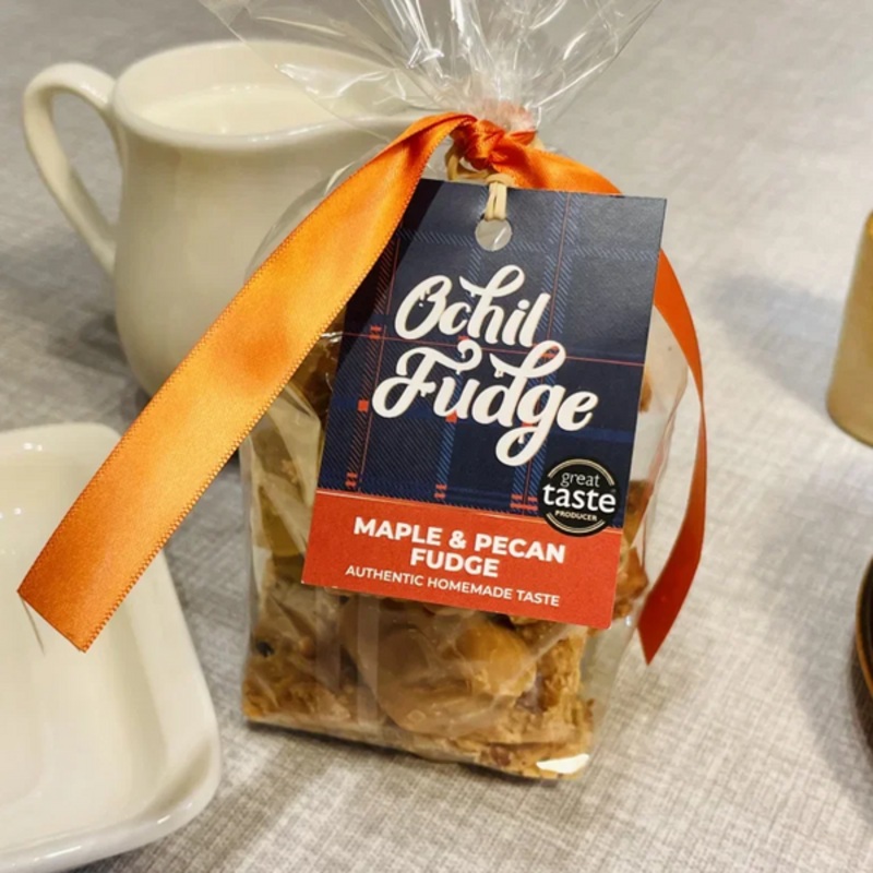 Maple & Pecan Fudge Hand Tied Gift Bag 200g