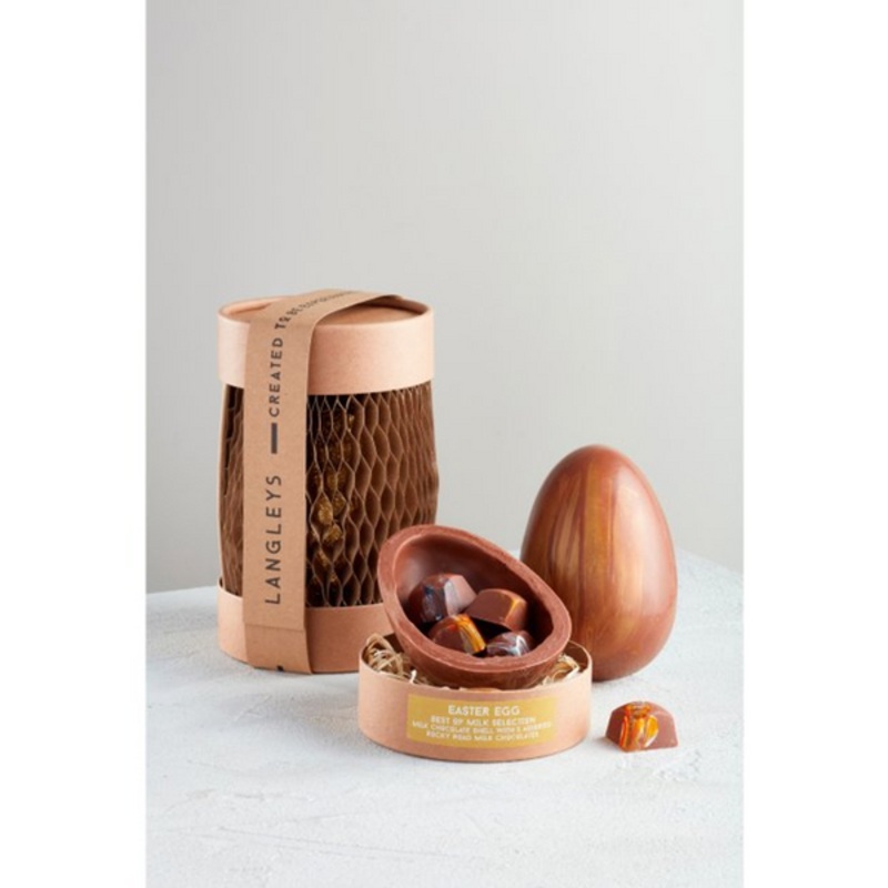 Milk Chocolate Easter Egg Filled with Rocky Road Milk Chocolates