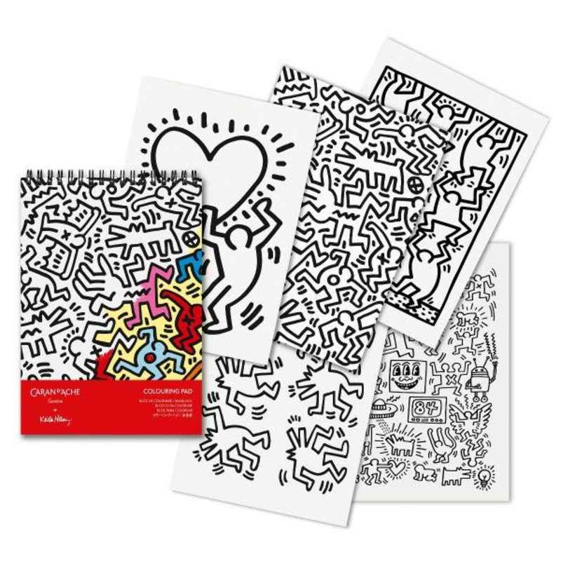 Caran d'Ache Keith Haring A5 Colouring Pad