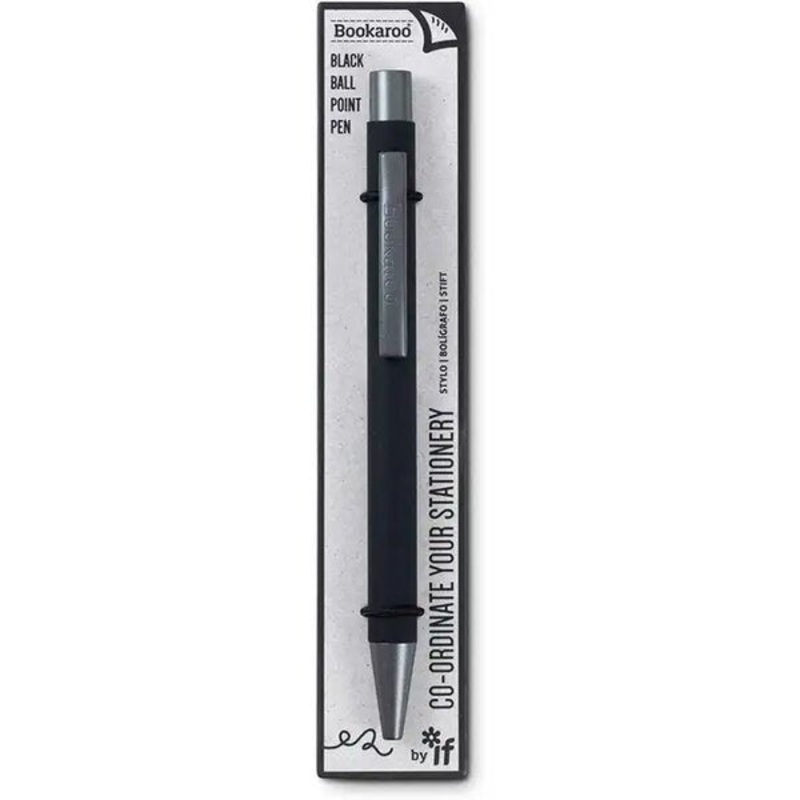 Bookaroo Black Pen with Black Ink