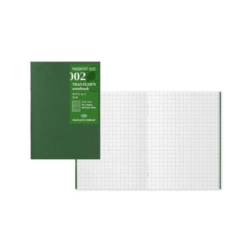 Travelers Notebook Refill Passport Size Grid 002