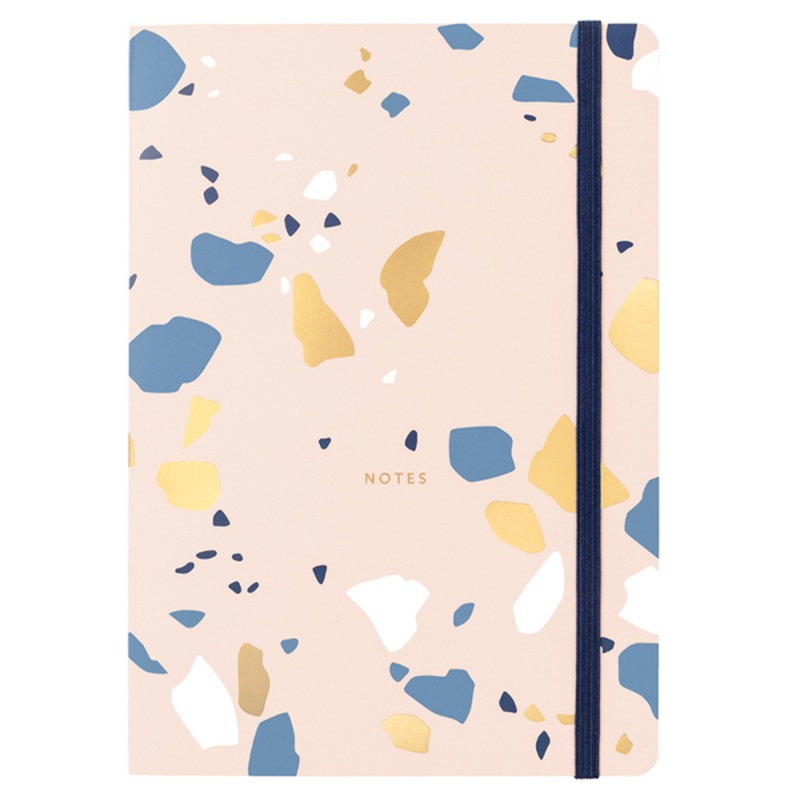 A5 Notebook Pink Terrazzo